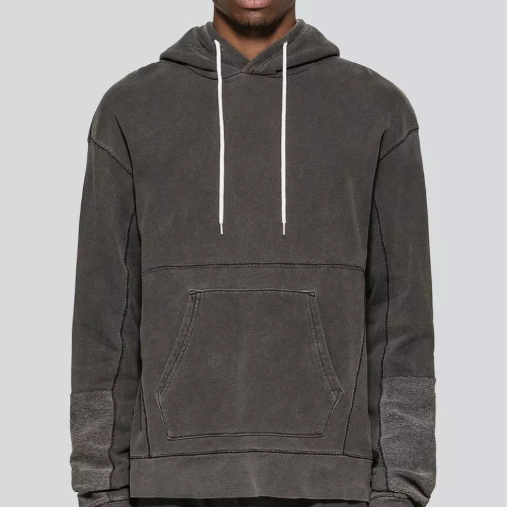 John Elliott Gray Classic Pullover Hoodie